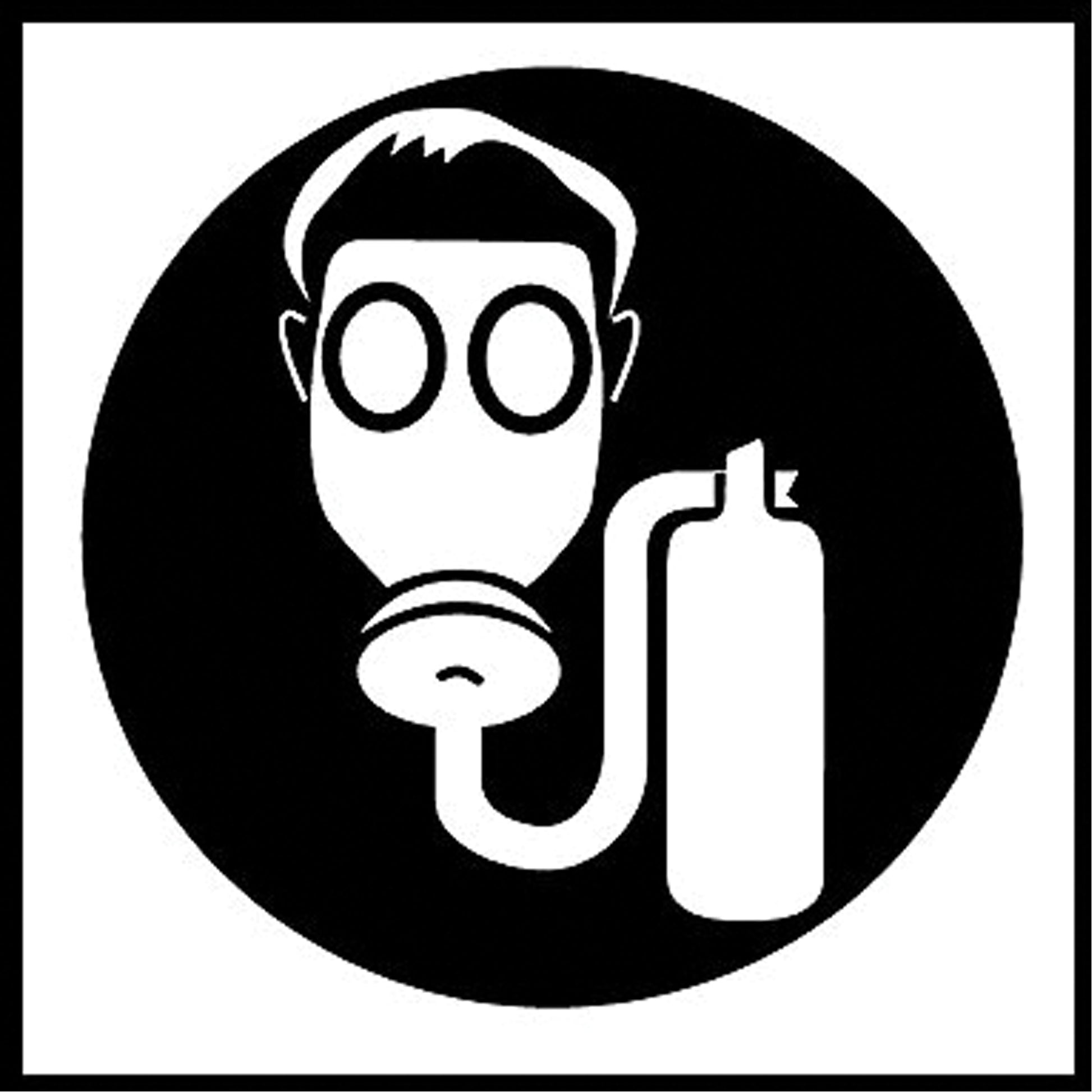 Brady Right to Know Pictogram Labels - Self-Contained Air Respirator, Vinyl, Sheet, 5/8" L x 3/4" W