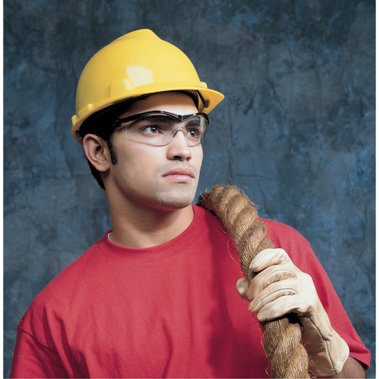 Crews Storm® Safety Glasses, Clear Lens, Anti-Scratch, ANSI Z87+