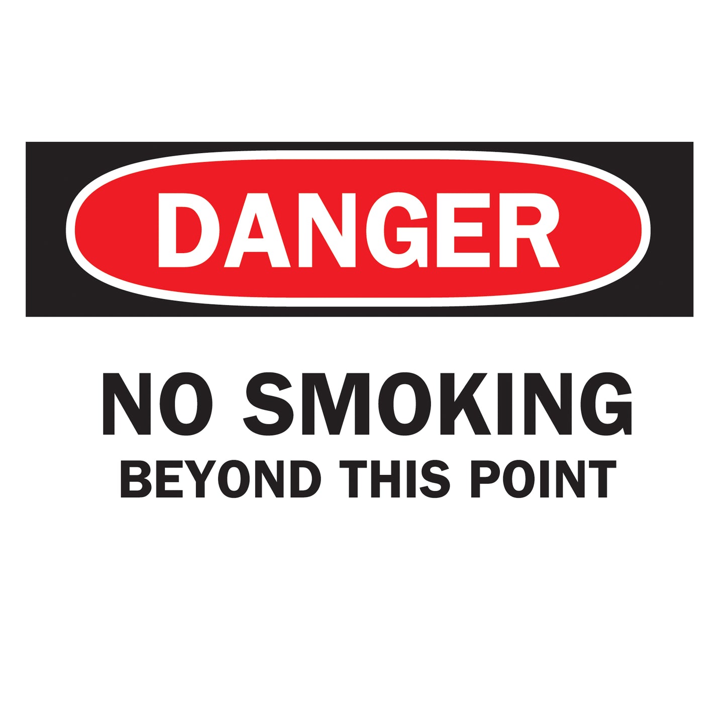 Accuform Signs "No Smoking" Sign, 10" x 14", Aluminum, English