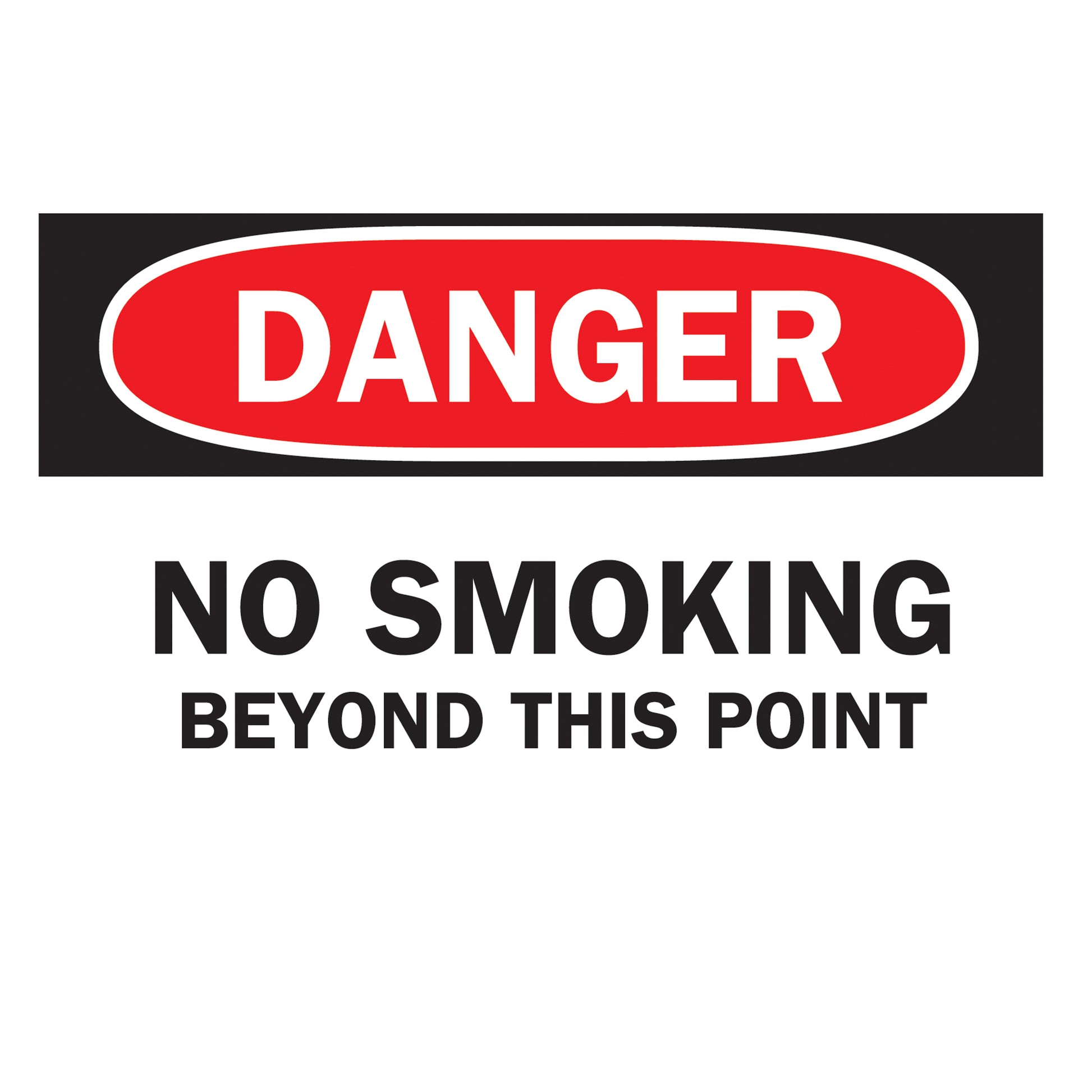 Accuform Signs "No Smoking" Sign, 10" x 14", Aluminum, English