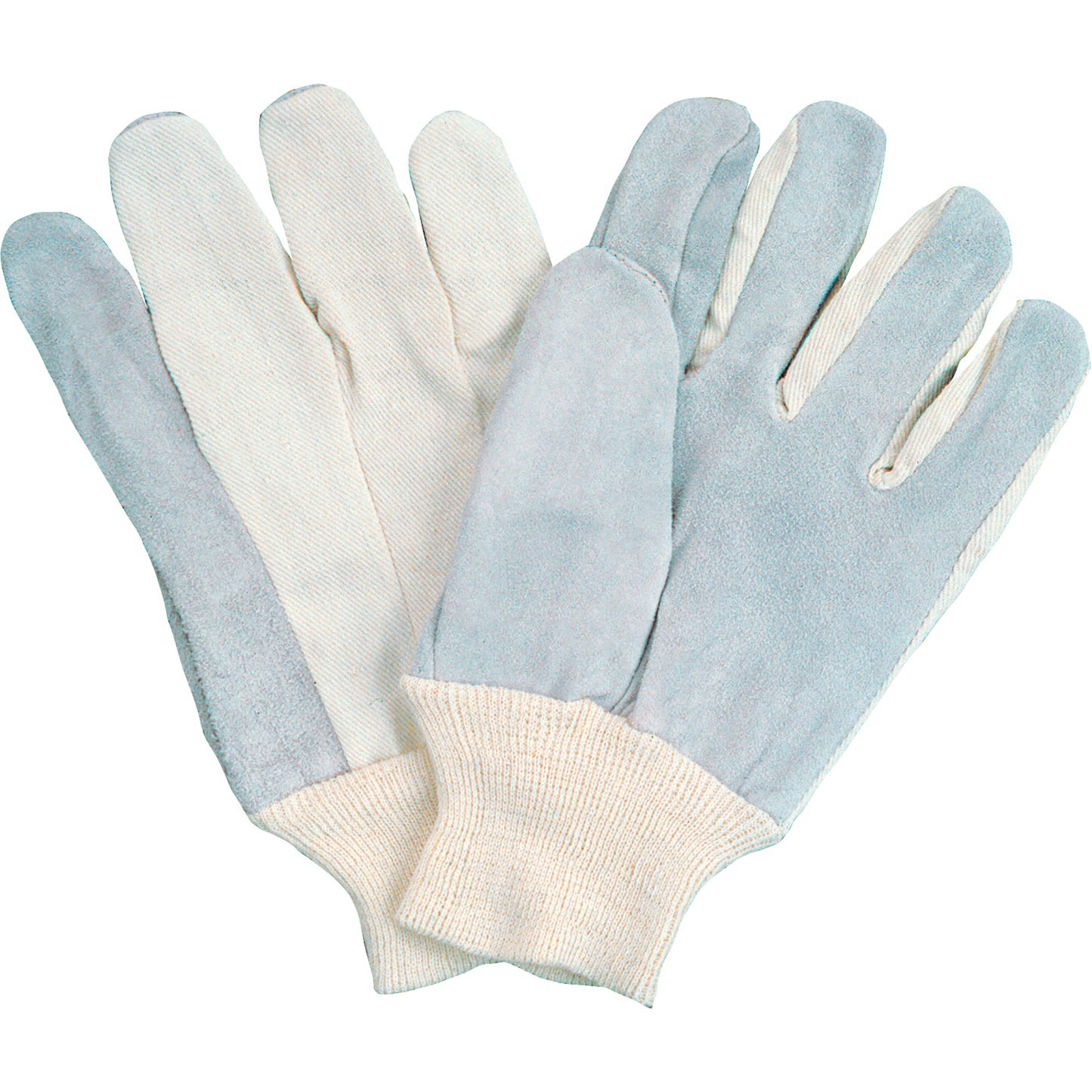 Zenith Safety Products Standard-Duty Full-Index Work Gloves, Large, Split Cowhide Palm