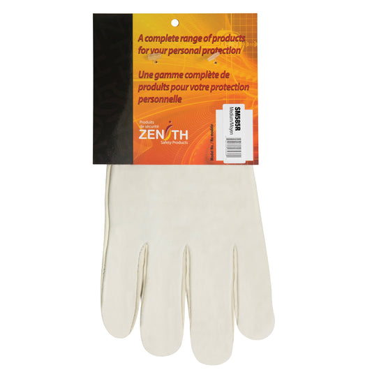 Zenith Safety Products Close-Fit Driver's Gloves, Medium, Grain Cowhide Palm