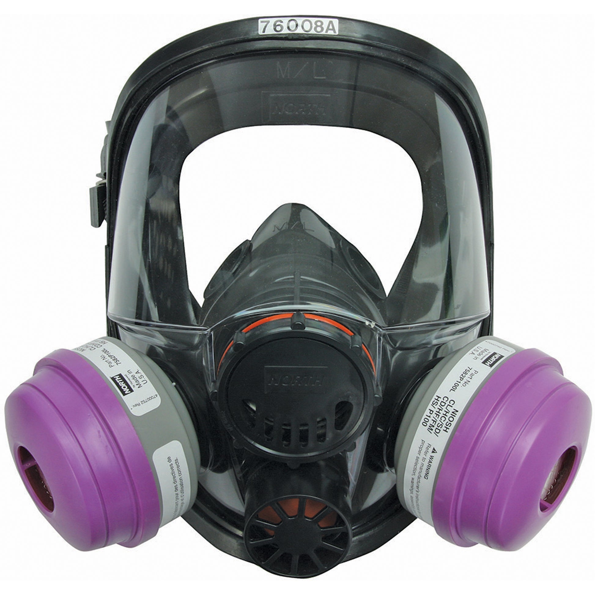 Honeywell North® 7600 Series Full Facepiece Respirator, Silicone, Small