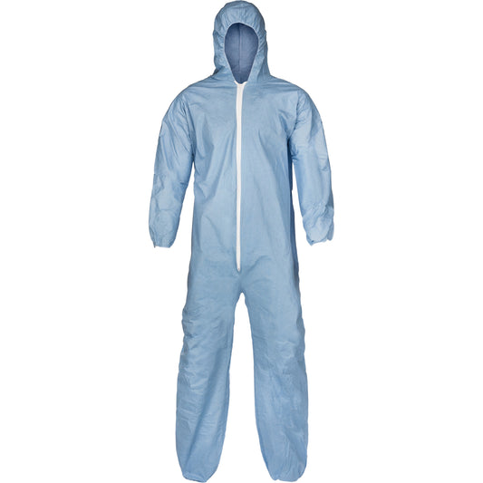 Lakeland Pyrolon® Plus 2 FR Coveralls, X-Large, Blue, FR Treated Fabric