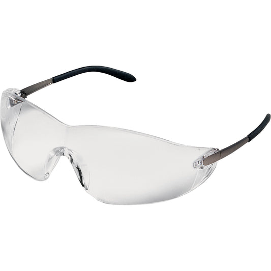 Crews Blackjack® Safety Glasses, Clear Lens, Anti-Scratch, ANSI Z87+/Meets/Exceeds CSA Z94.3