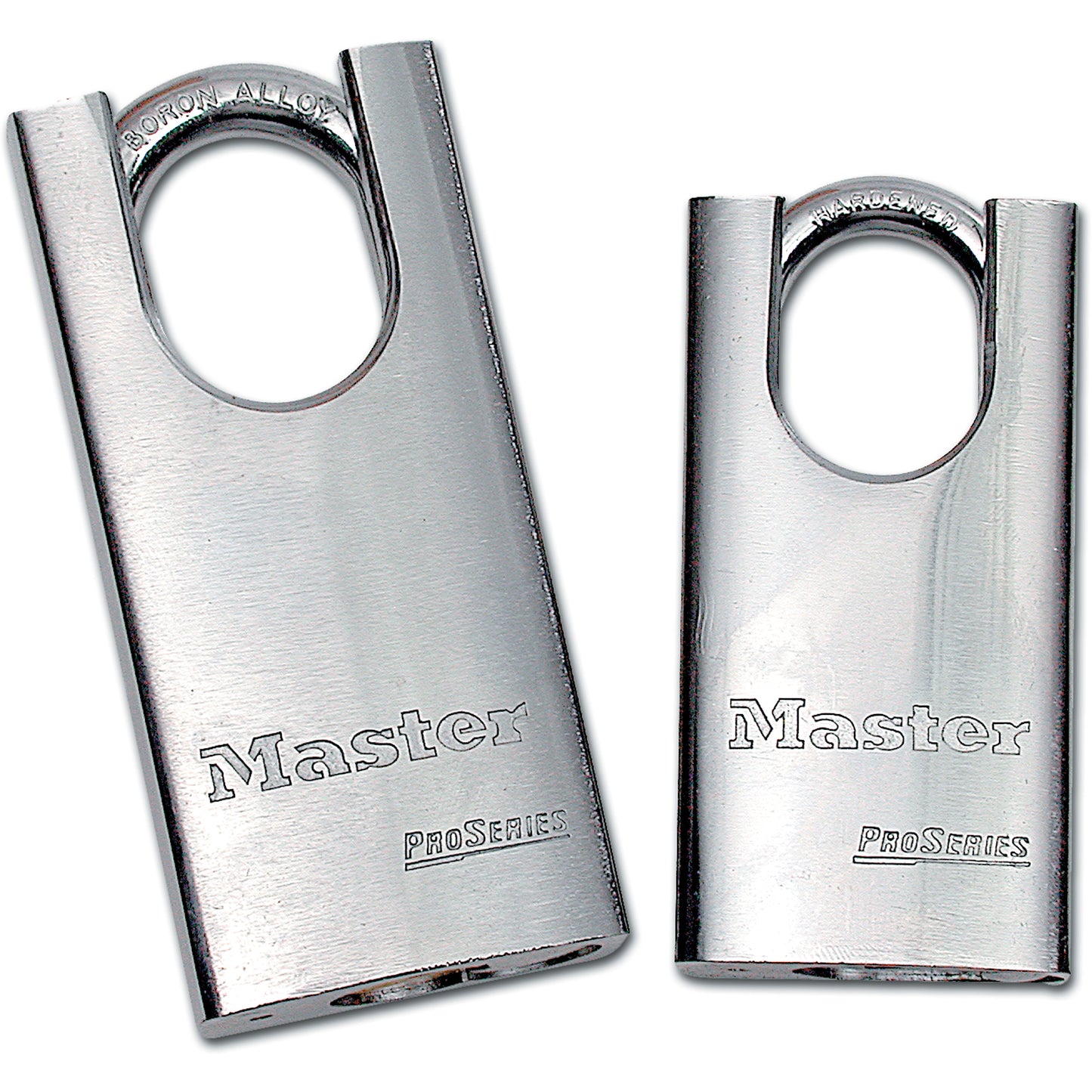 Master Lock Shrouded Padlock, Keyed Different, Hardened Steel, 1-9/16" Width