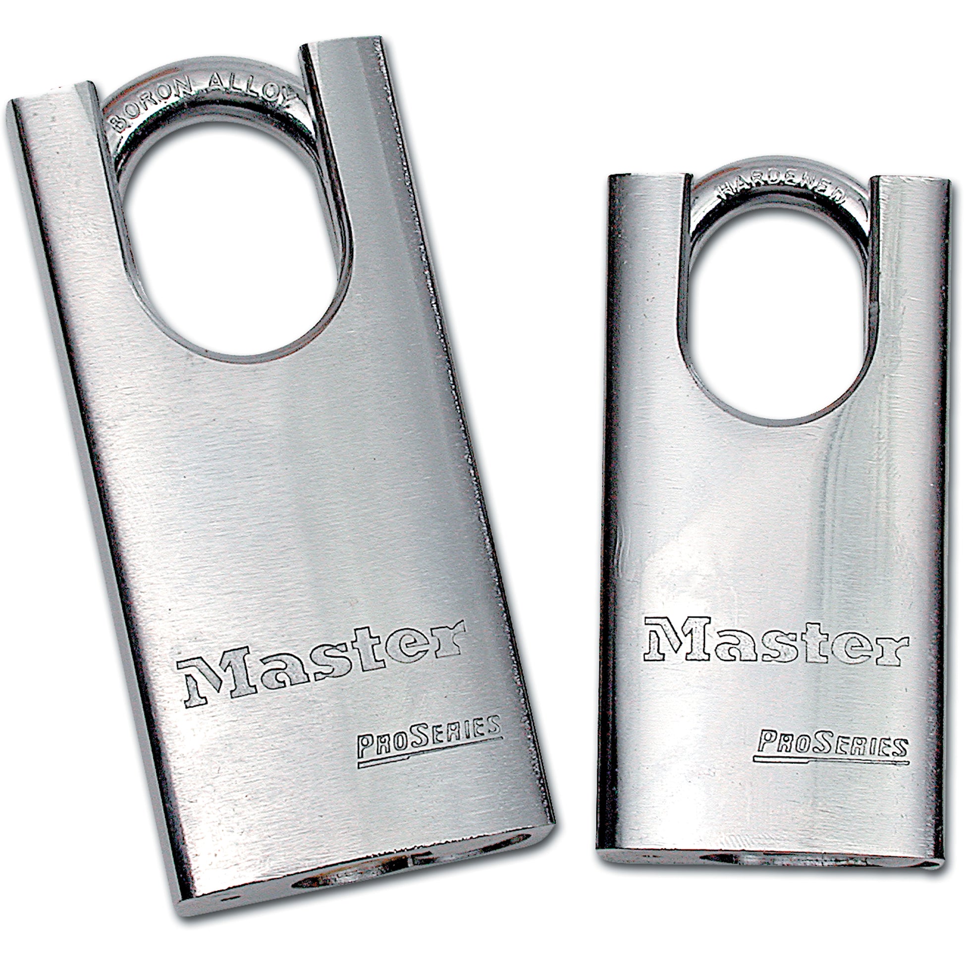 Master Lock Shrouded Padlock, Keyed Different, Hardened Steel, 1-3/4" Width