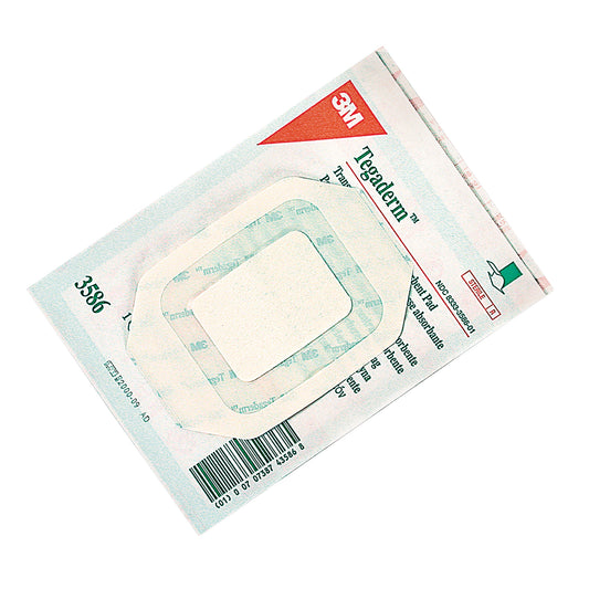 3M Tegaderm™ Transparent Dressing With Absorbent Pad, Rectangular/Square, 4", Plastic, Sterile