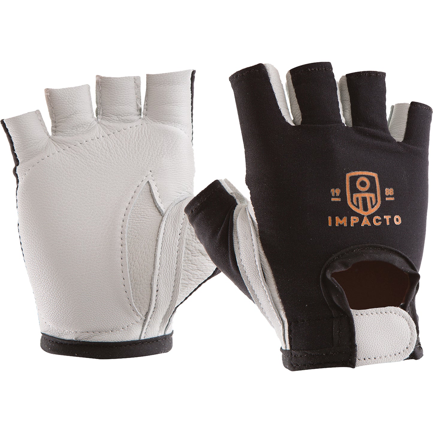 Impacto Anti-Impact Left-Hand Glove, X-Small, Goatskin/Split Leather Palm, Hook & Loop Cuff