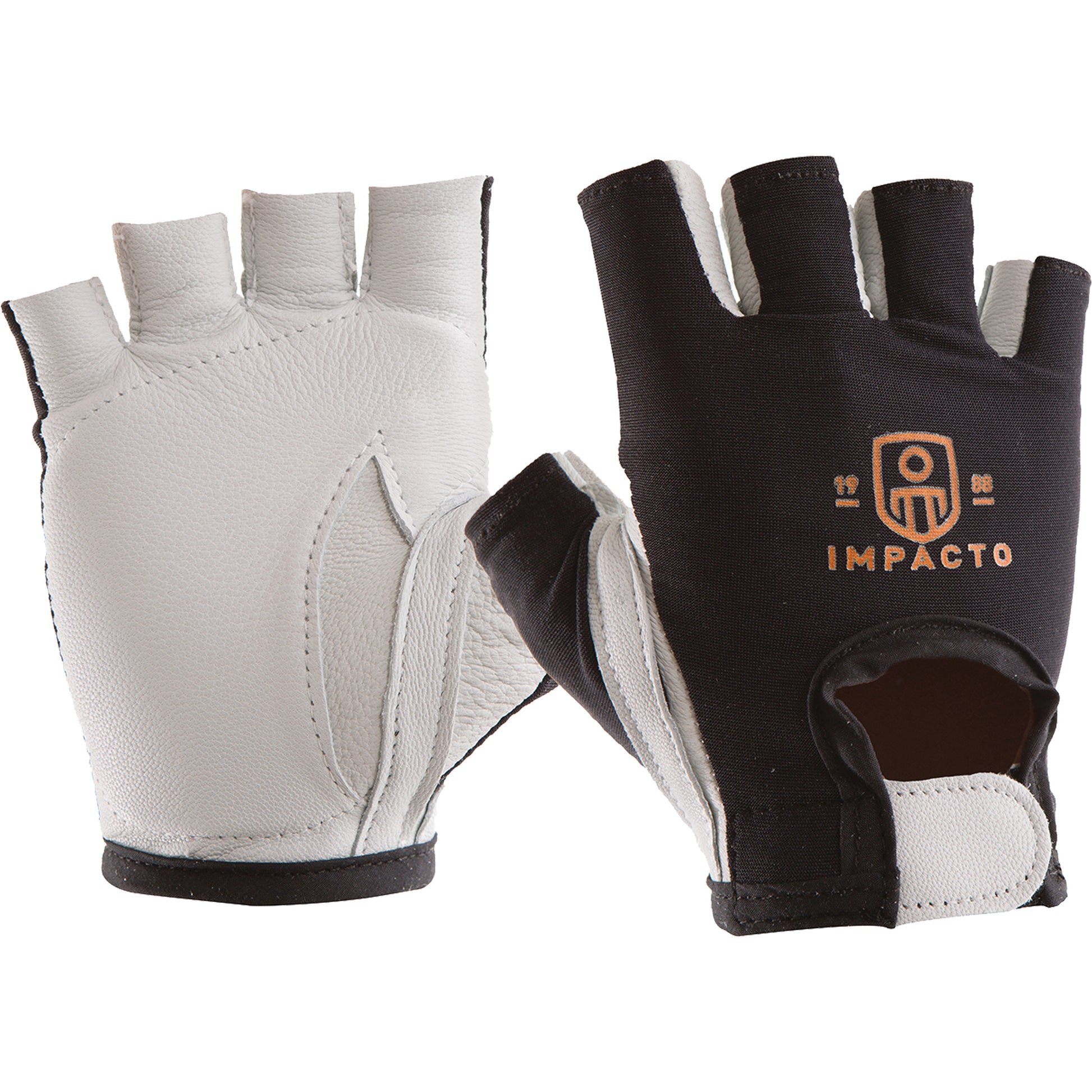 Impacto Anti-Impact Left-Hand Glove, X-Small, Goatskin/Split Leather Palm, Hook & Loop Cuff