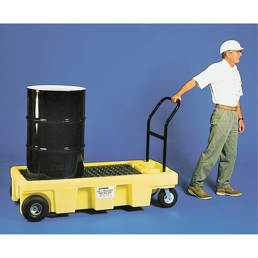 Enpac Poly-Spillcart™ Cart ATC, 66.5" L x 29" W x 46.9" H, 57 US gal. Spill Cap.