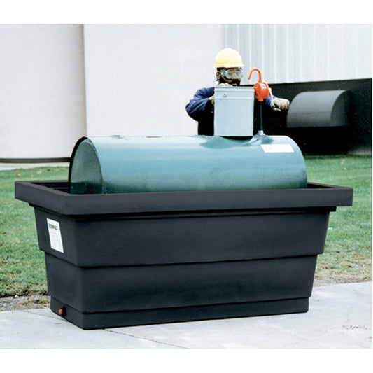 Enpac Poly-Tank® Containment Unit 275™ With Drain, 82.3" L x 45" W x 35.3" H, 275 US gal. Capacity