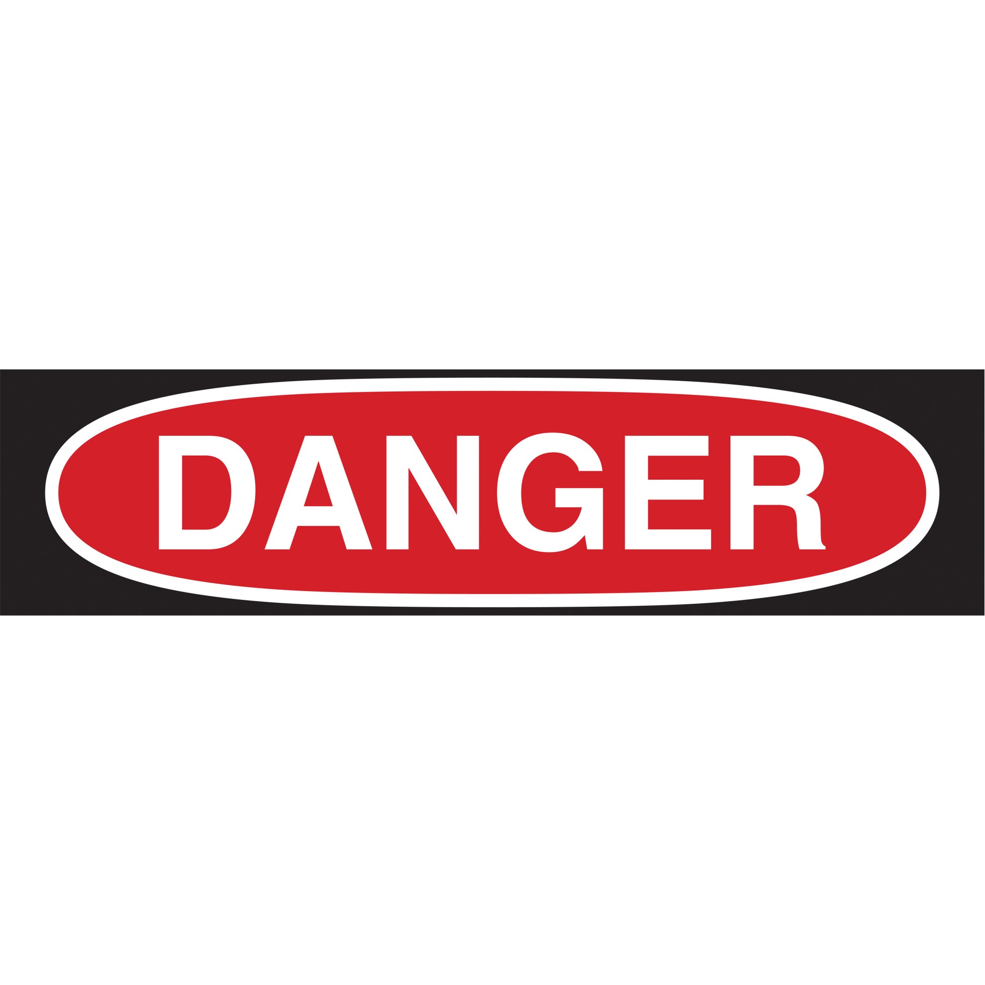 Brady "Danger" Sign, 10" x 14", Polystyrene, Bilingual