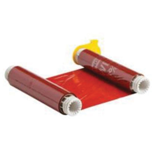 Brady Series R10000 Printer Ribbon, 8.8" x 200', Red