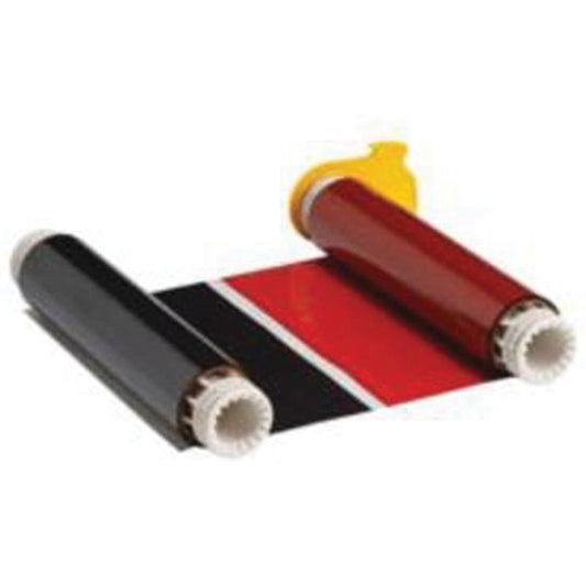 Brady RIBBON POWERMARK 2 CLR 15" BLK/RED 8.8"X200'