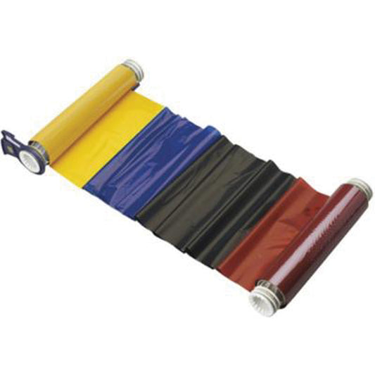 Brady RIBBON POWERMARK 4 CLR 15" BLK/RED/BL/YEL 6.25"X