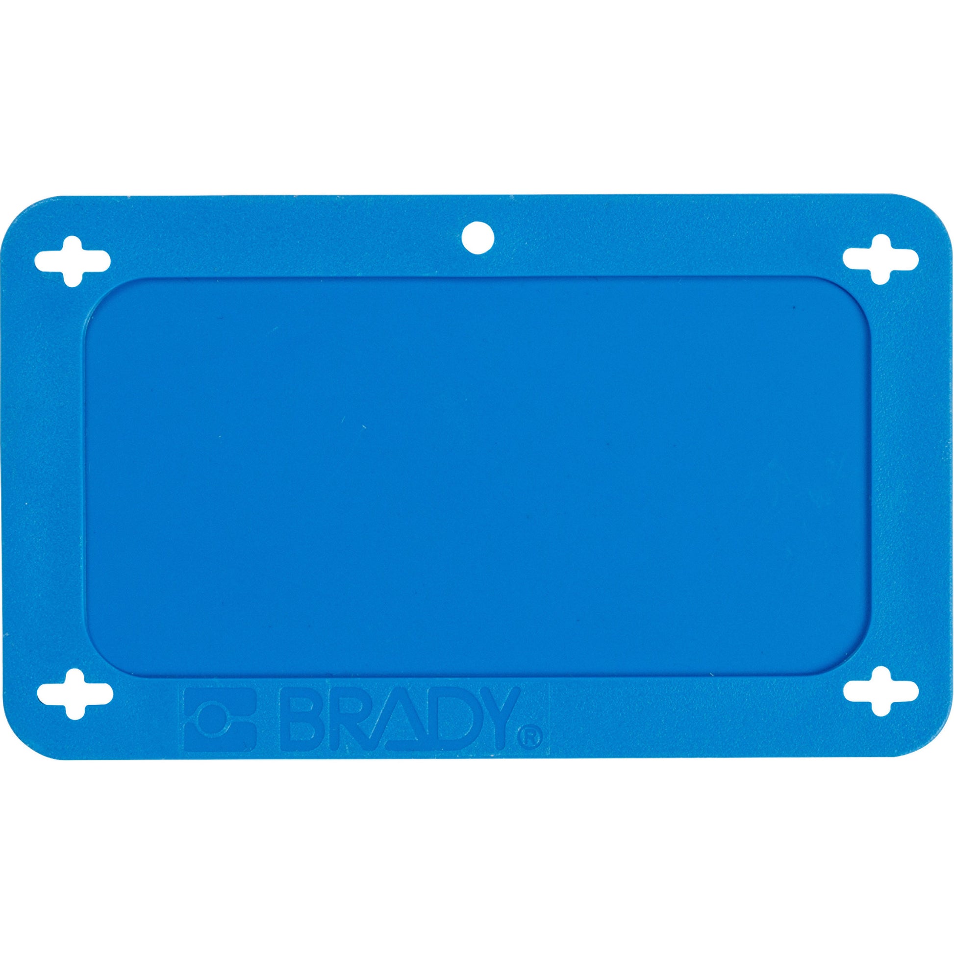 Brady Blank Valve Tag, Plastic, 3-3/4" W x 2-1/4" H