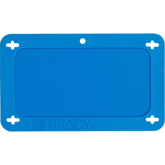Brady Blank Valve Tag, Plastic, 3-3/4" W x 2-1/4" H