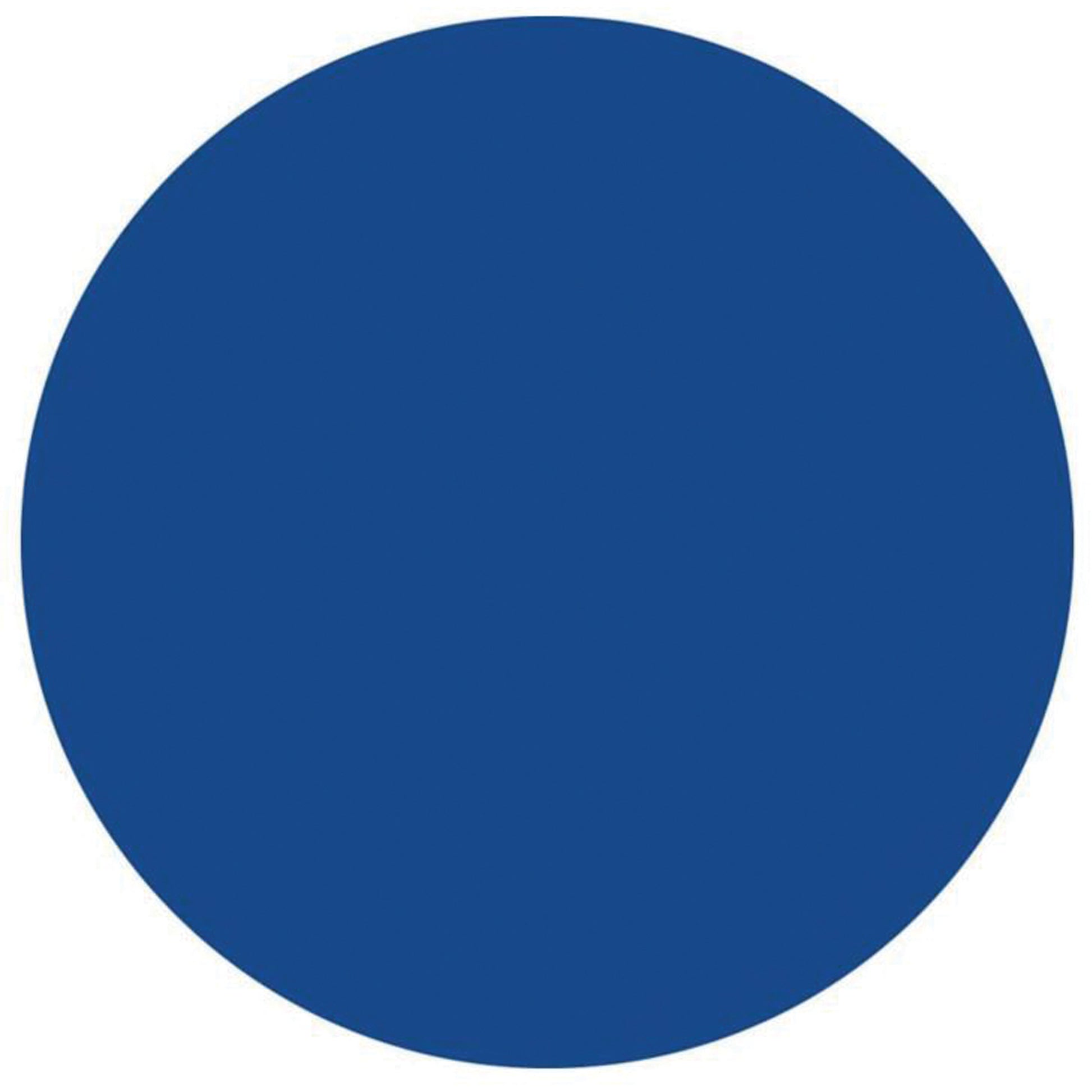 Brady Round Write-On Labels, Circle, 1.5" L x 1.5" W, Blue