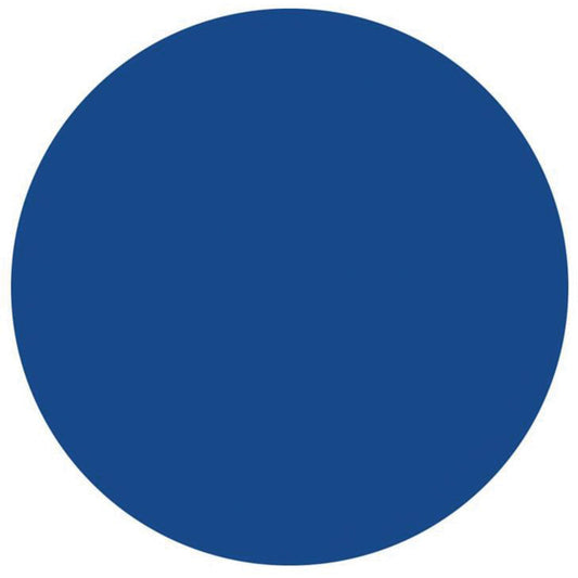 Brady Round Write-On Labels, Circle, 1.5" L x 1.5" W, Blue