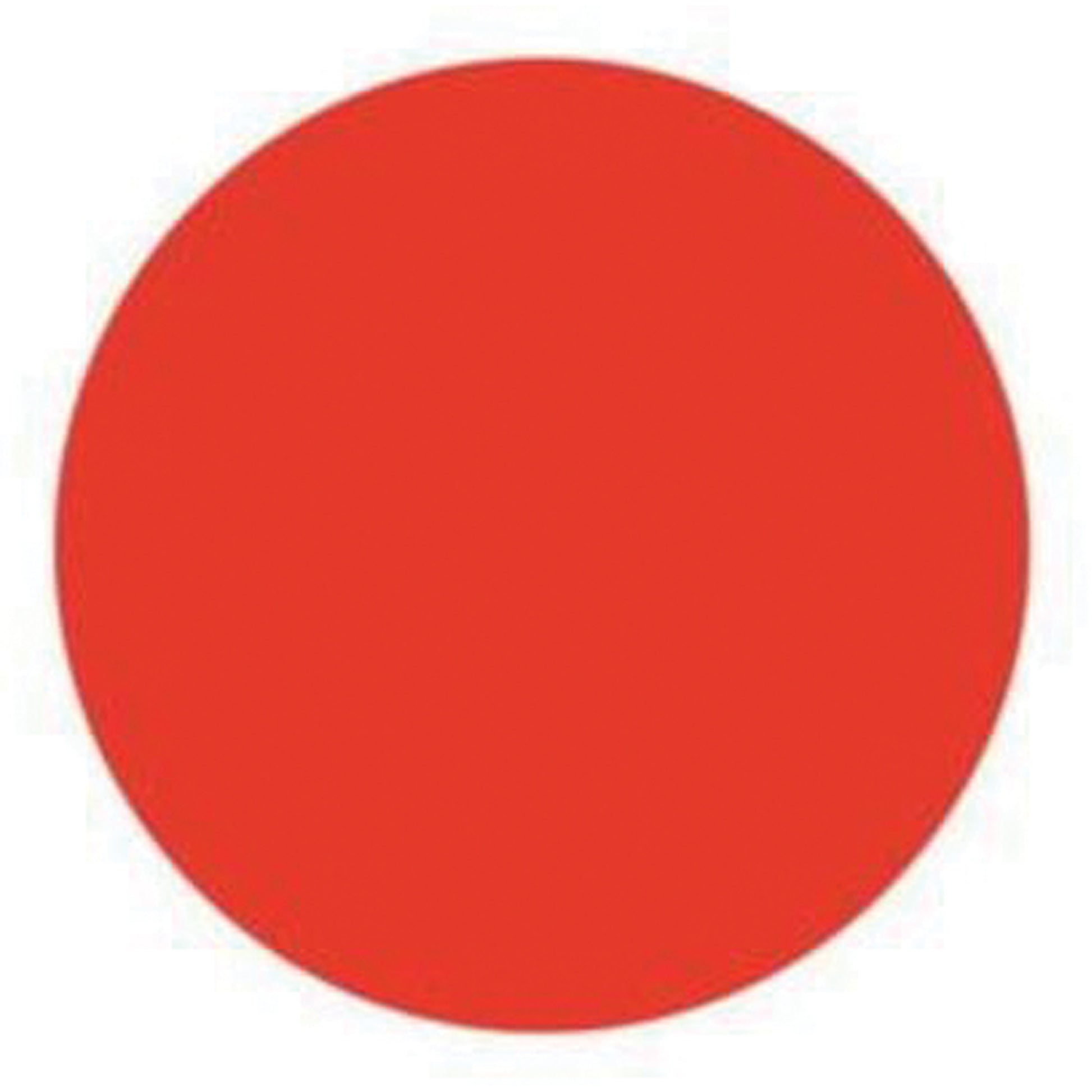 Brady Round Write-On Labels, Circle, 1.5" L x 1.5" W, Red