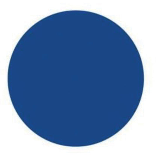 Brady Round Write-On Labels, Circle, 3" L x 3" W, Blue