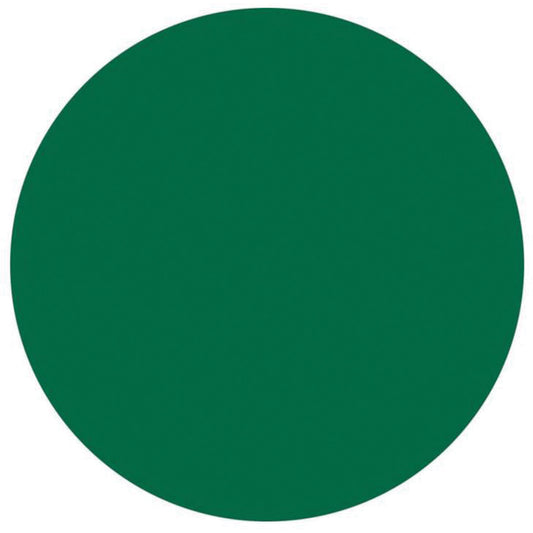 Brady Round Write-On Labels, Circle, 3" L x 3" W, Green