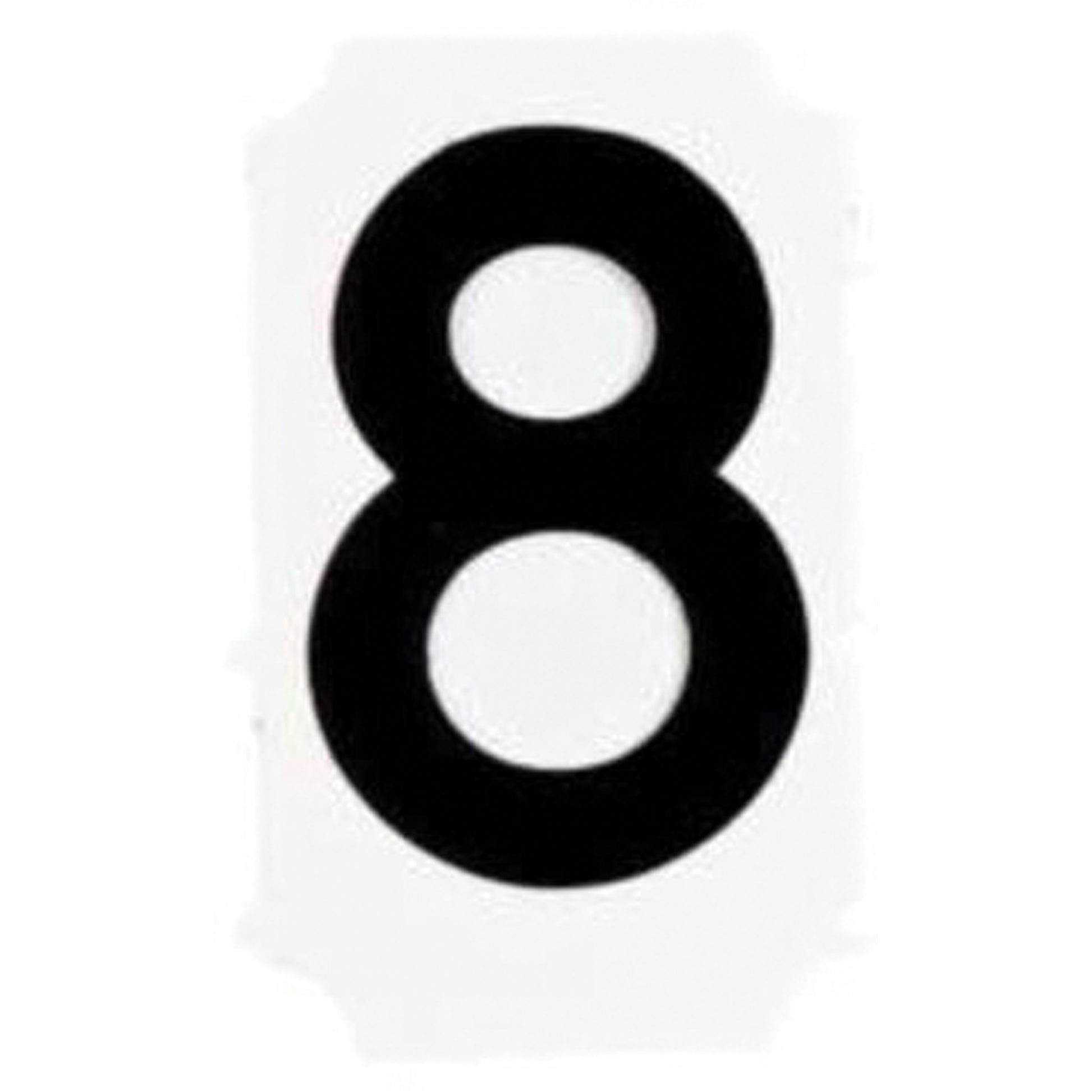 Brady Quick-Align® Individual Gothic Number and Letter Labels, 8, 1" H, Black