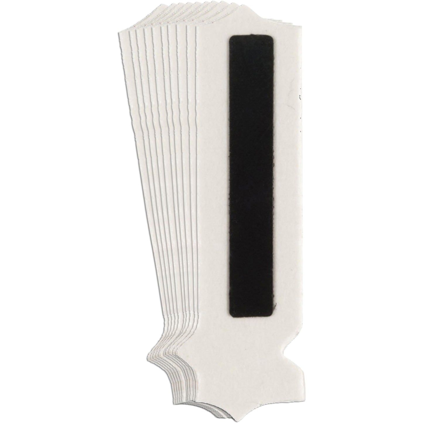 Brady Quick-Align®Individual Gothic Number and Letter Labels, I, 1" H, Black