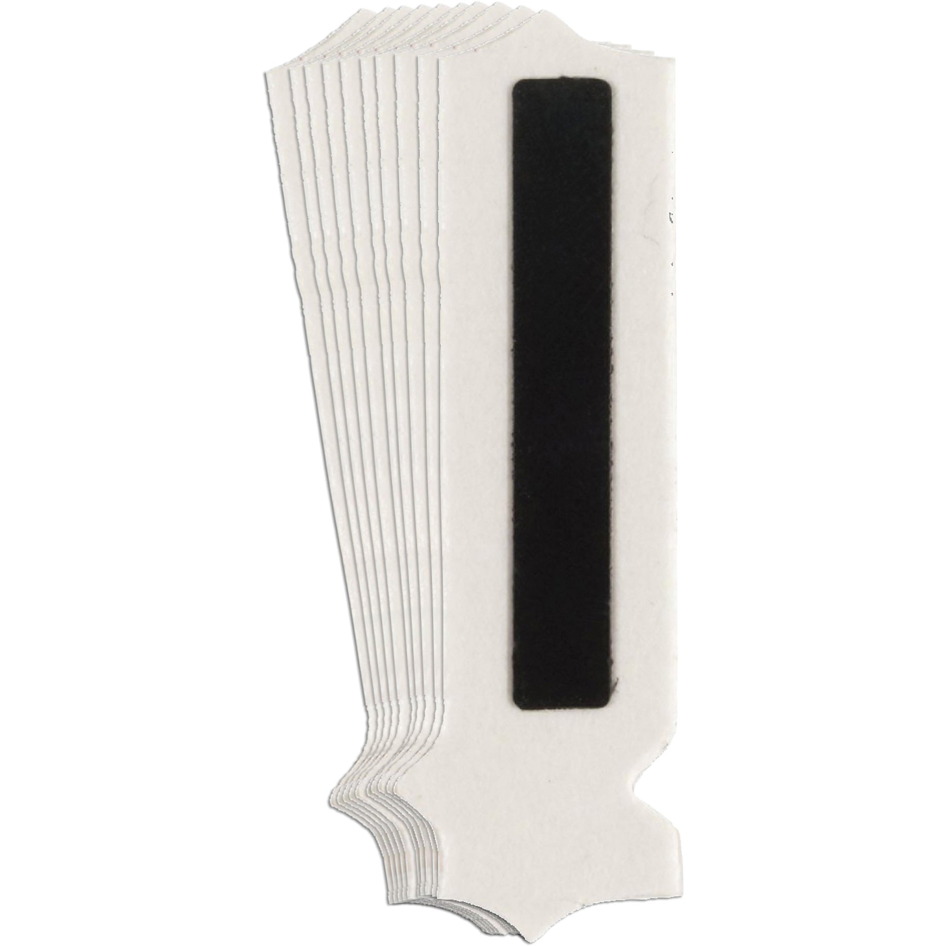 Brady Quick-Align®Individual Gothic Number and Letter Labels, I, 1" H, Black