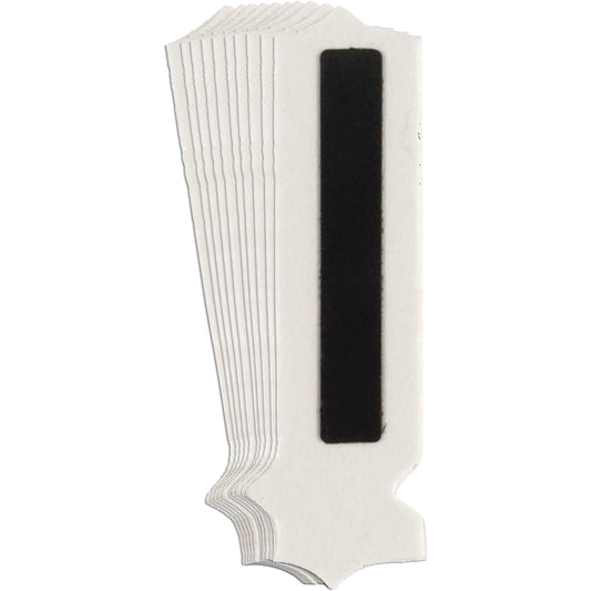 Brady Quick-Align®Individual Gothic Number and Letter Labels, I, 1" H, Black