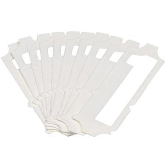 Brady Quick-Align® Individual Gothic Number and Letter Labels, 1, 2" H, White