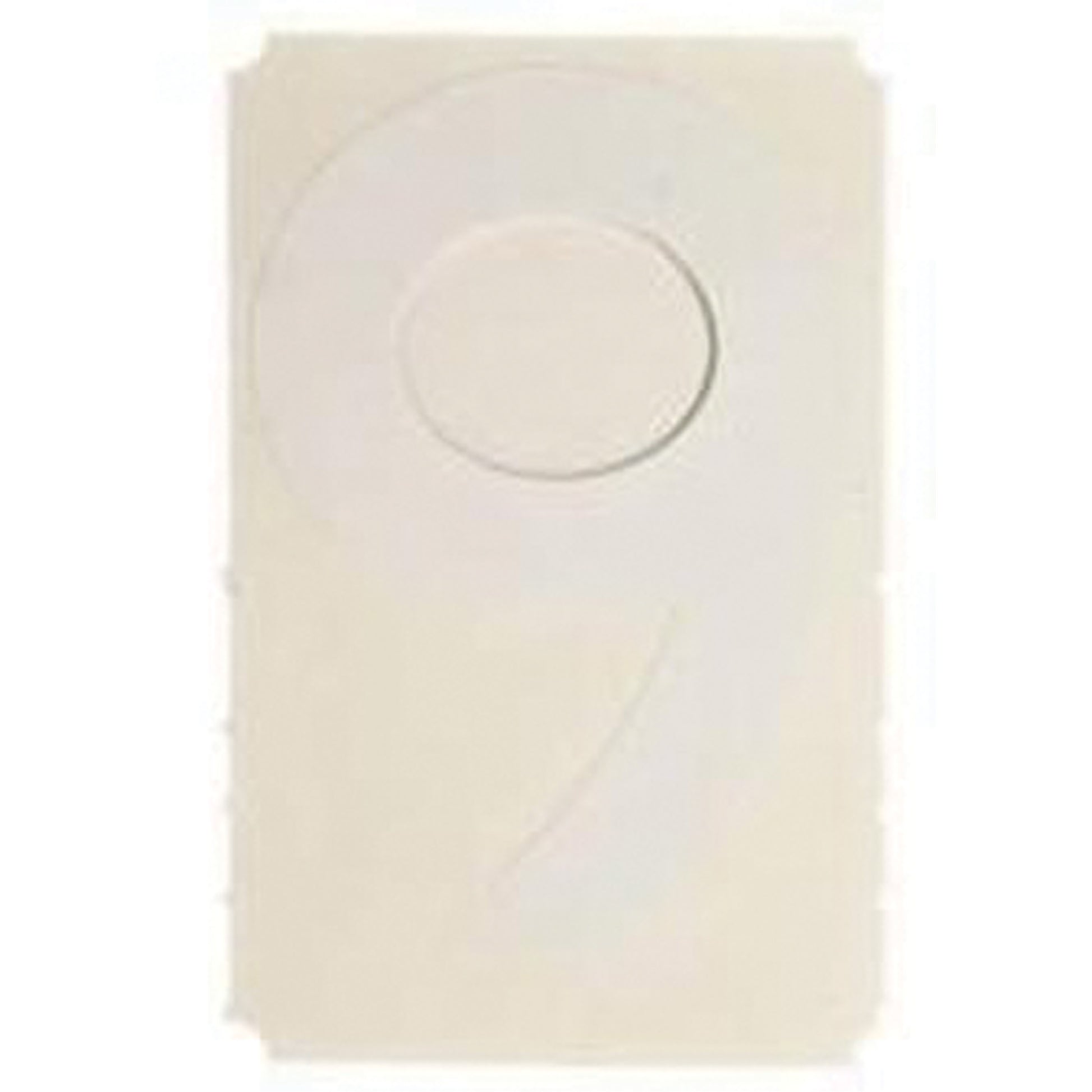Brady Quick-Align® Individual Gothic Number and Letter Labels, 9, 2" H, White