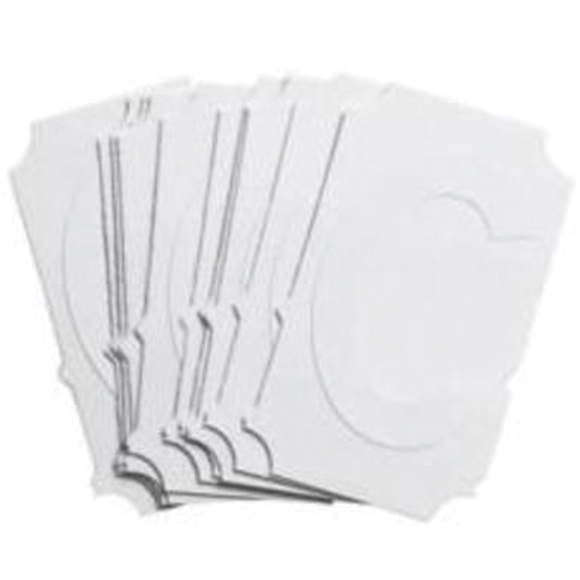 Brady Quick-Align® Individual Gothic Number and Letter Labels, C, 2" H, White