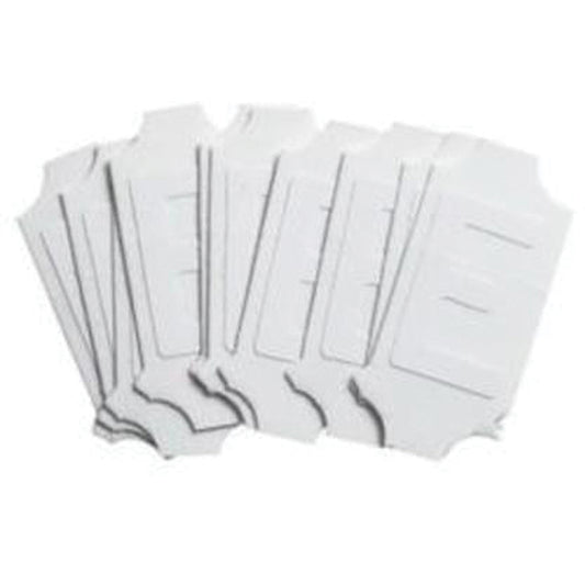 Brady Quick-Align® Individual Gothic Number and Letter Labels, E, 2" H, White