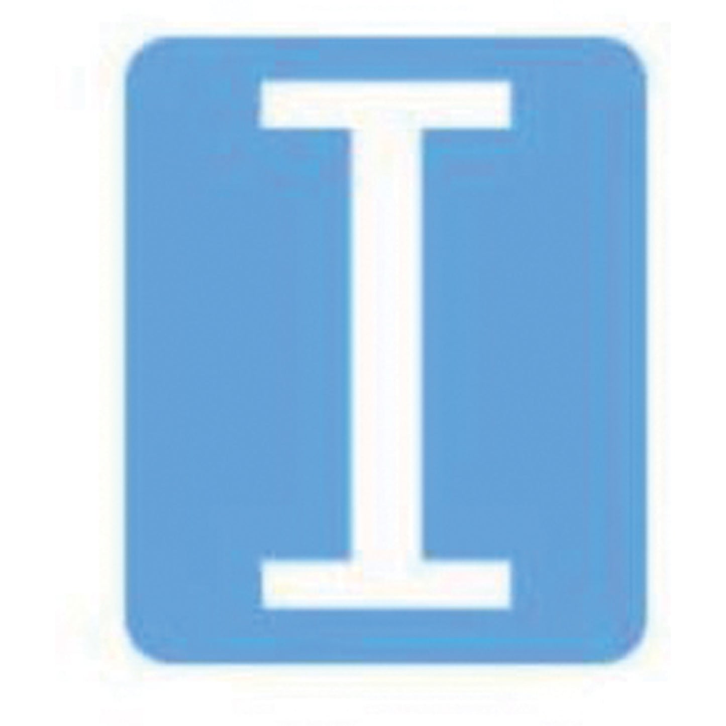 Brady Quick-Align®Individual Gothic Number and Letter Labels, I, 2" H, White