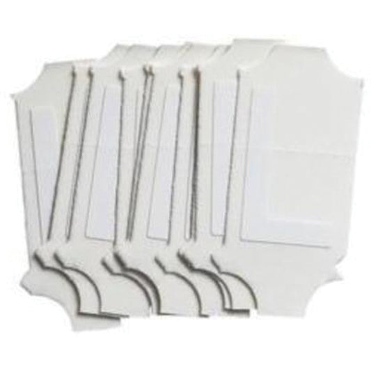 Brady Quick-Align®Individual Gothic Number and Letter Labels, L, 2" H, White