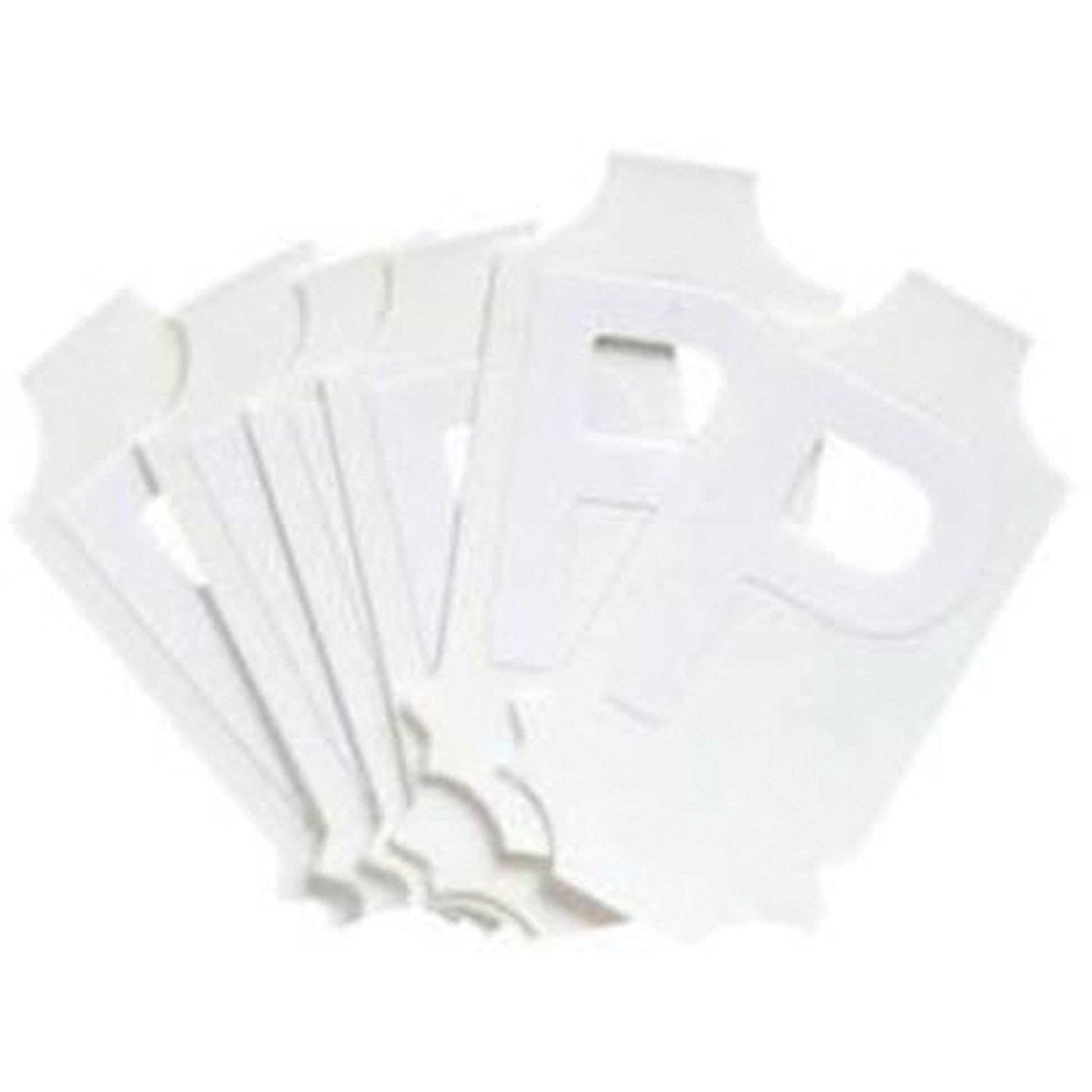 Brady Quick-Align® Individual Gothic Number & Letter Labels, P, 2" H, White