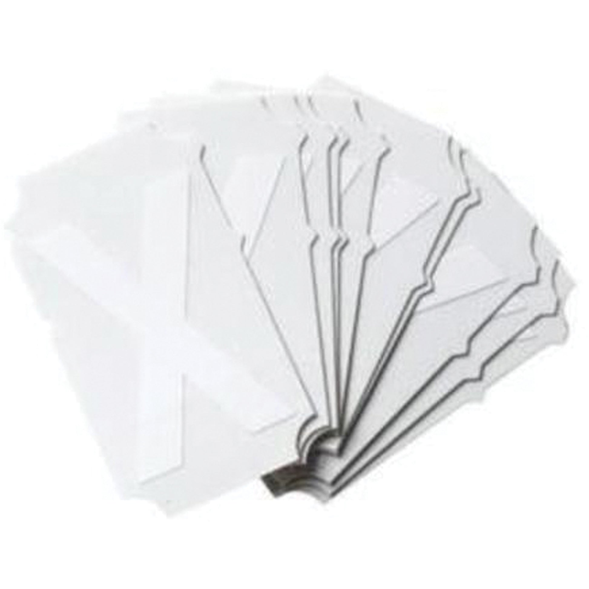 Brady Quick-Align® Individual Gothic Number & Letter Labels, X, 2" H, White