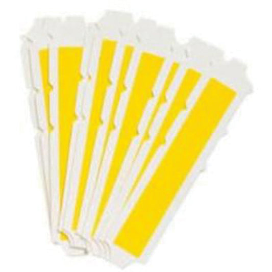 Brady Quick-Align®Individual Gothic Number and Letter Labels, I, 3" H, Yellow