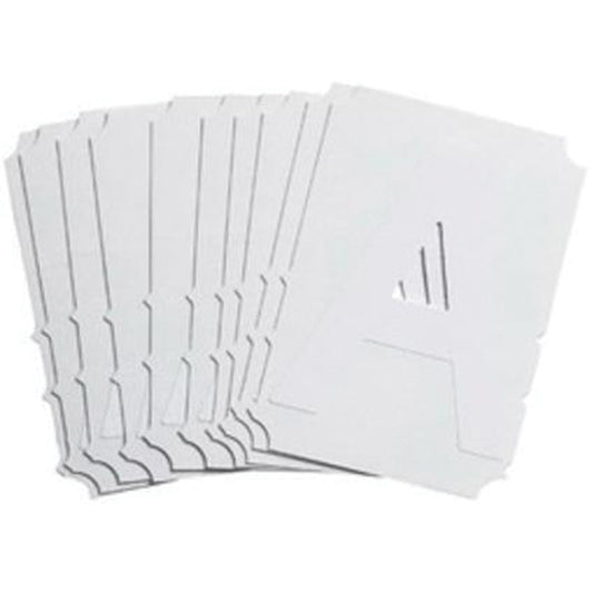 Brady Quick-Align® Individual Gothic Number and Letter Labels, A, 3" H, White