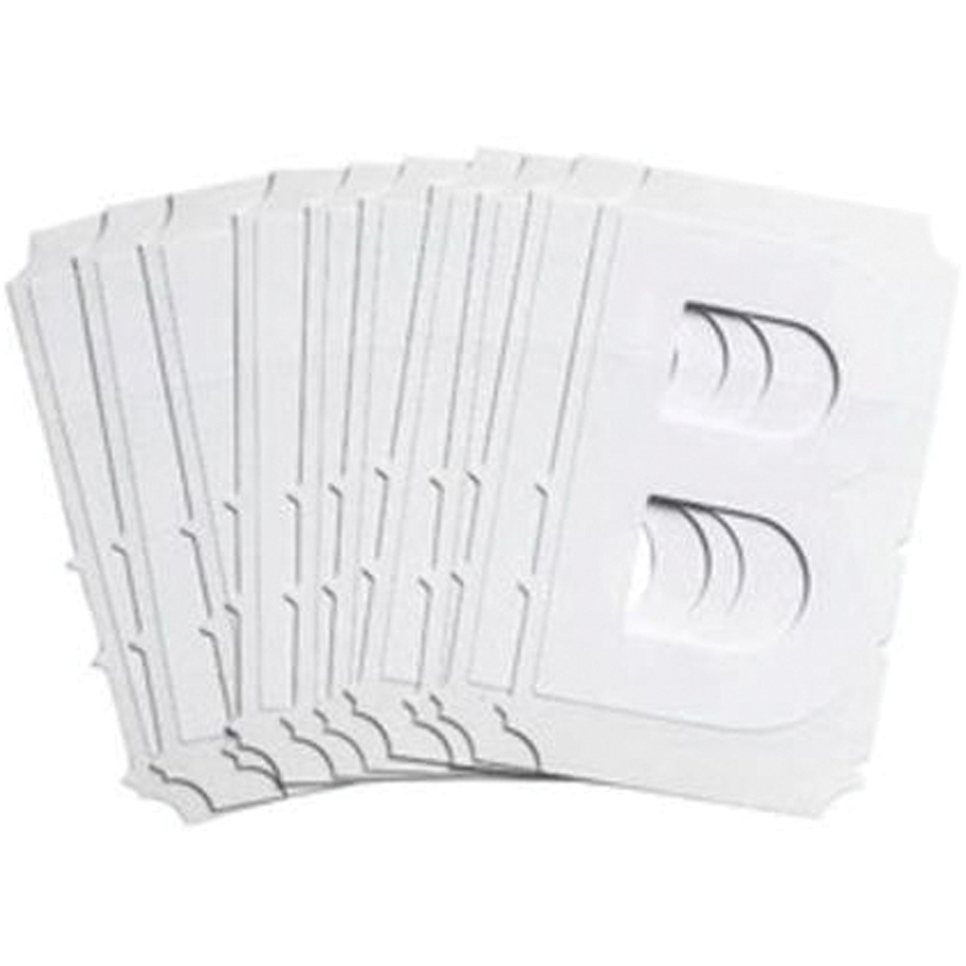 Brady Quick-Align® Individual Gothic Number and Letter Labels, B, 3" H, White