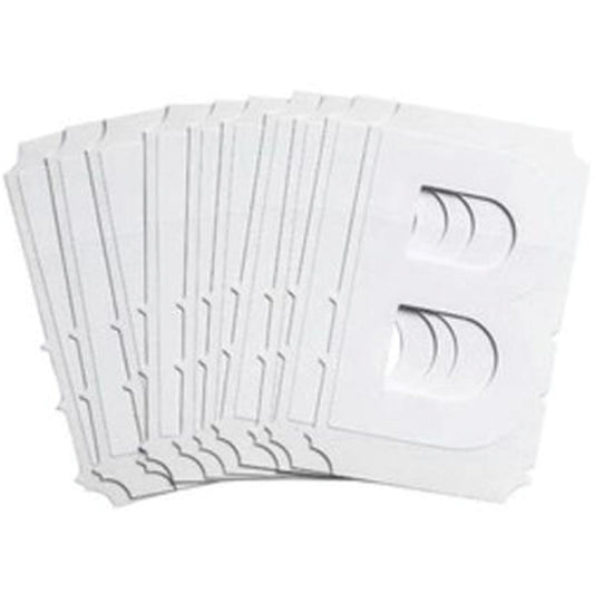 Brady Quick-Align® Individual Gothic Number and Letter Labels, B, 3" H, White