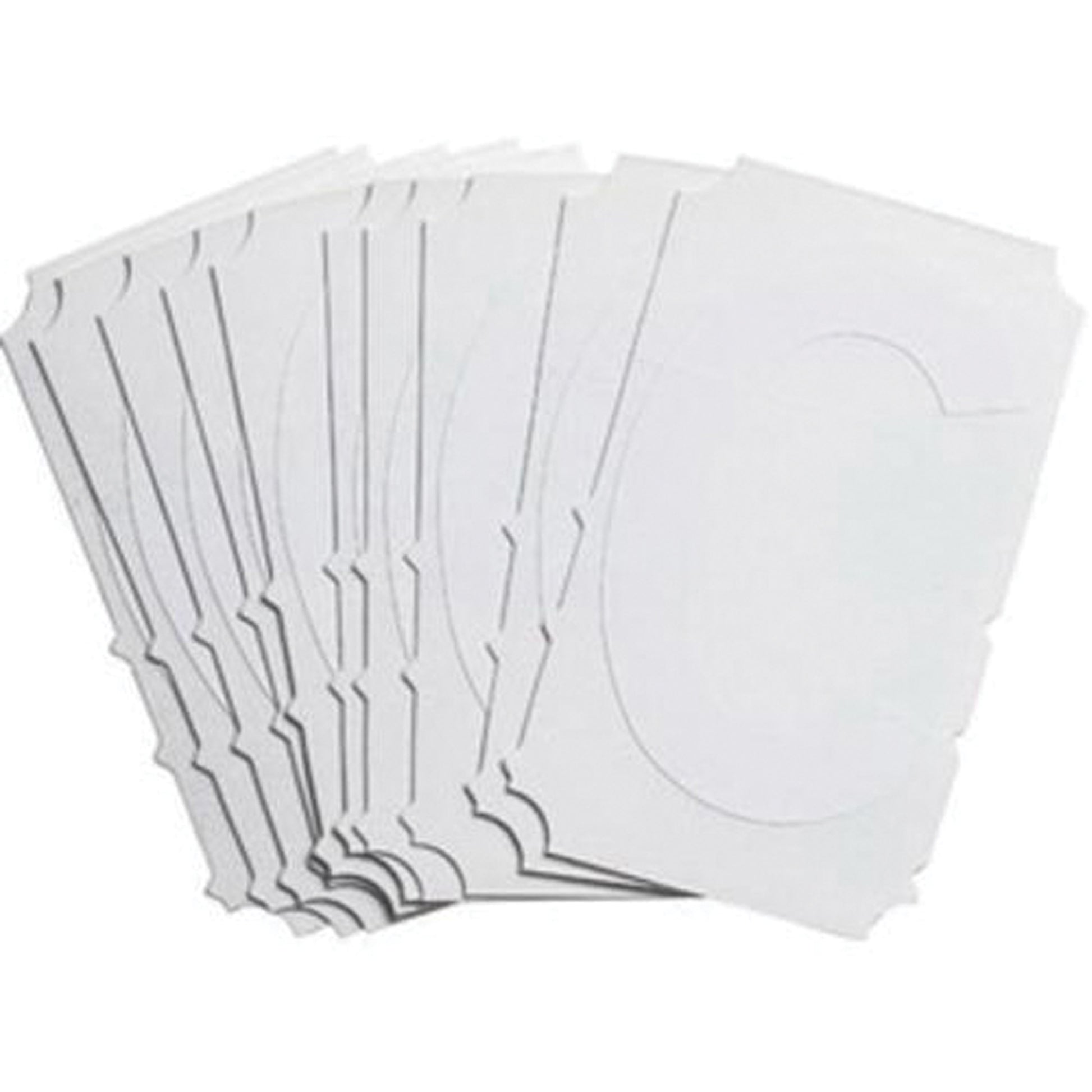 Brady Quick-Align® Individual Gothic Number and Letter Labels, C, 3" H, White