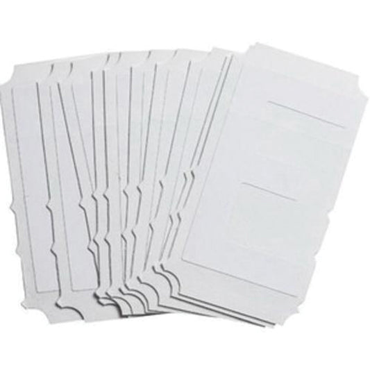 Brady Quick-Align® Individual Gothic Number and Letter Labels, E, 3" H, White