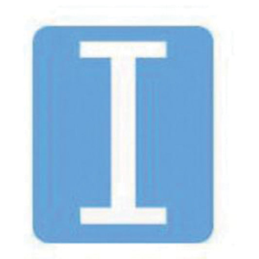 Brady Quick-Align®Individual Gothic Number and Letter Labels, I, 3" H, White