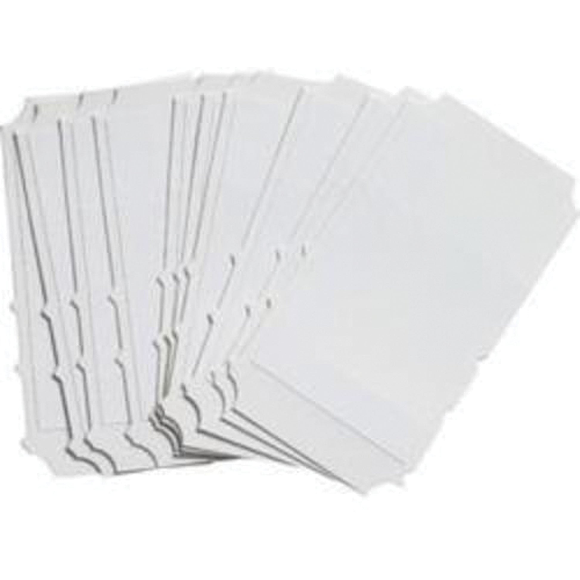 Brady Quick-Align®Individual Gothic Number and Letter Labels, L, 3" H, White