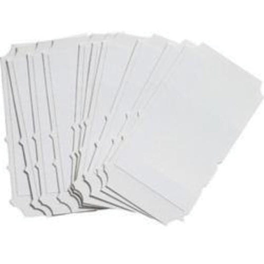 Brady Quick-Align®Individual Gothic Number and Letter Labels, L, 3" H, White