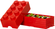 40040630 LEGO Storage Brick 8 Bright Red (Case of 3)