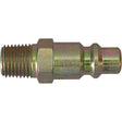 Quick Couplers - 3/8" Industrial, One Way Shut-Off - Plugs, 1/2"